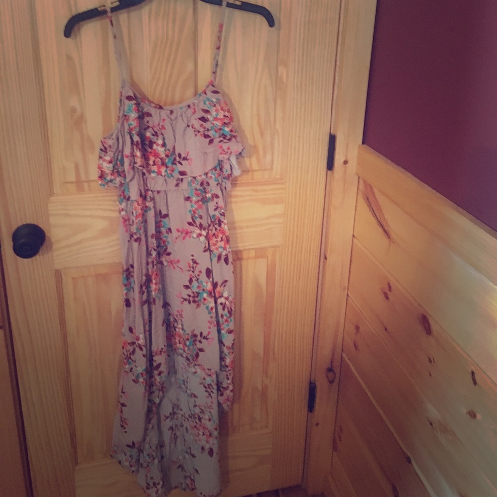 High low floral dress.